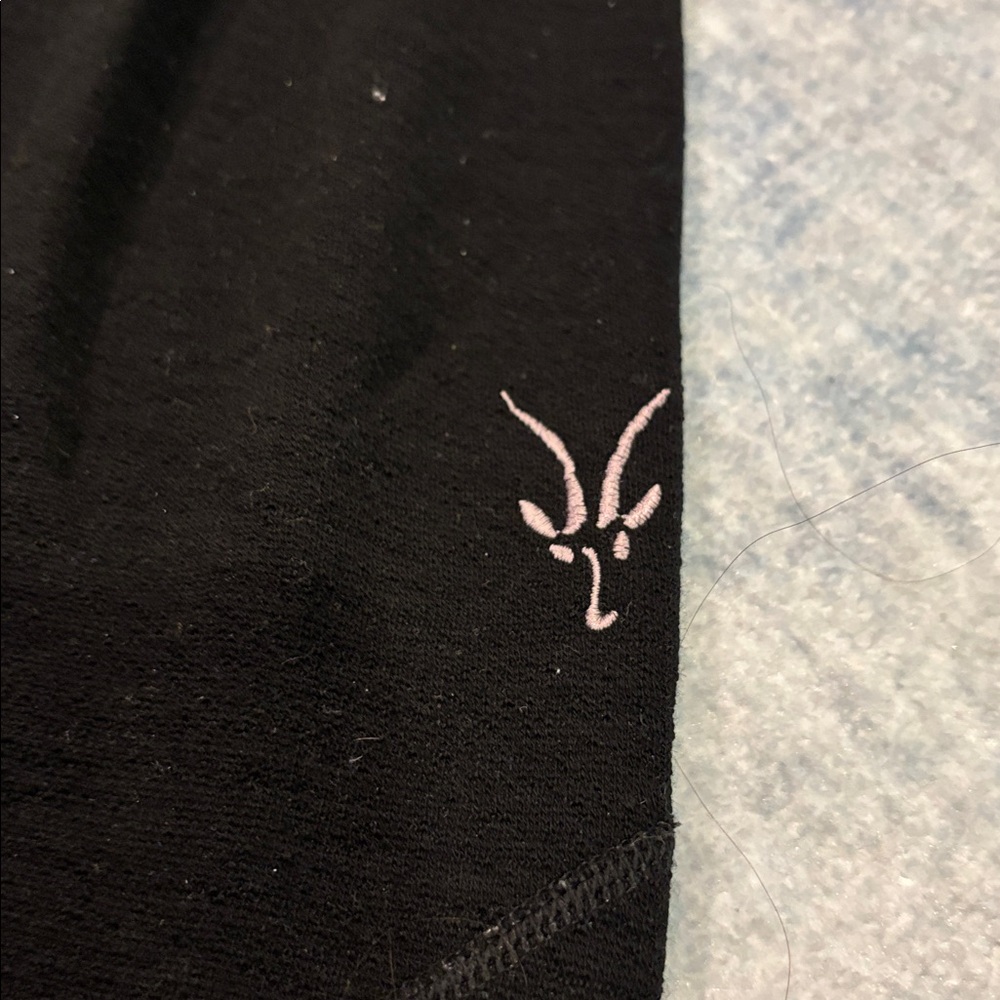 Rare Women’s ibex wool leggings tights pants size small black - Picture 3 of 5